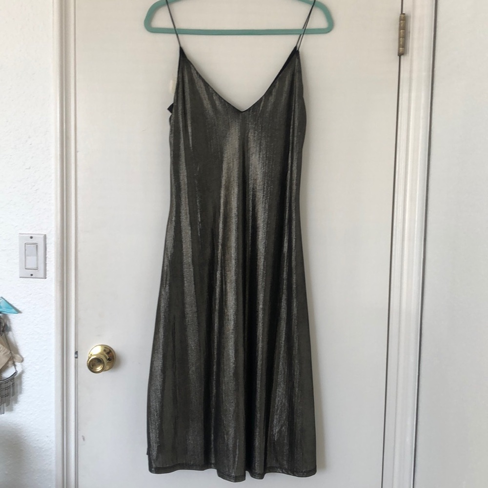 House of Harlow 1960 X Revolve Gold Slip Dress